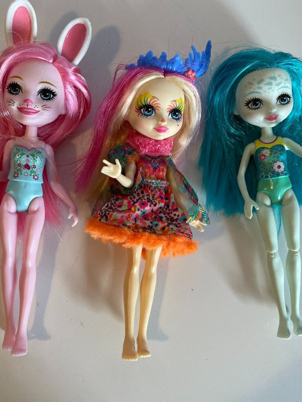 *♪ 3 Enchantimals Dolls - Bunny, Parrot, Turtle *♪
